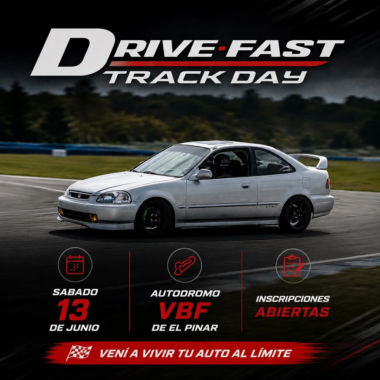 Drive Fast Llega a su Edición Nº 50 en El Pinar: y Vos, ¿Te Probás en Pista?