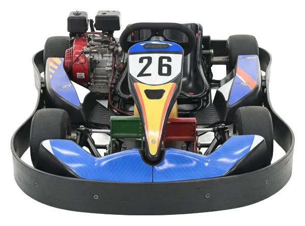 Kart Cadetes 5.5 HP — El kart ideal para los más chicos. Velocidad controlada y mucha diversión.